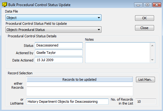 Window Bulk PC Status Update
