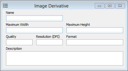 Window Image Derivative Window Image Derivative