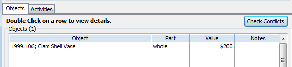 Object Value - Ob & Act Window