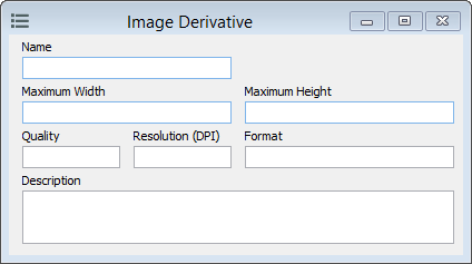 Window Image Derivative
